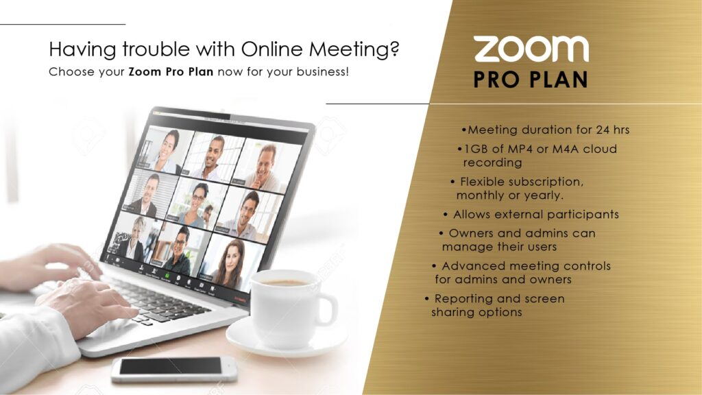 Zoom Promotion AceTeam Networks Zoom Pro Plan